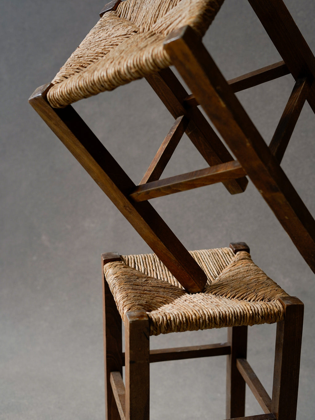 Provencal Rush Stools