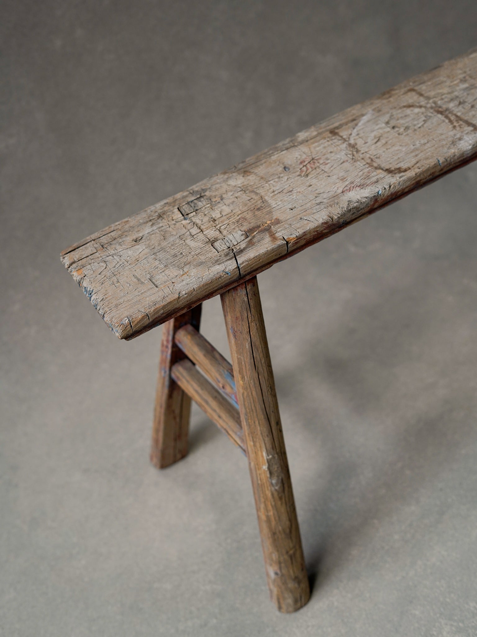 Petite French School Bench